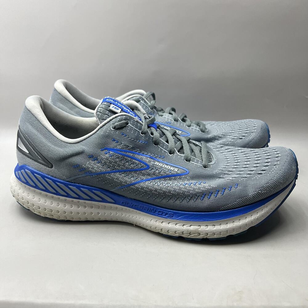 Brooks Glycerin GTS 19 Running Shoes Men Size 14 2E Wide Gray Comfort Sneakers
